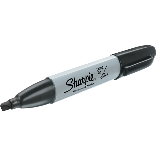 Permanent Marker, Chisel, Black Nuna Depot Inc.
