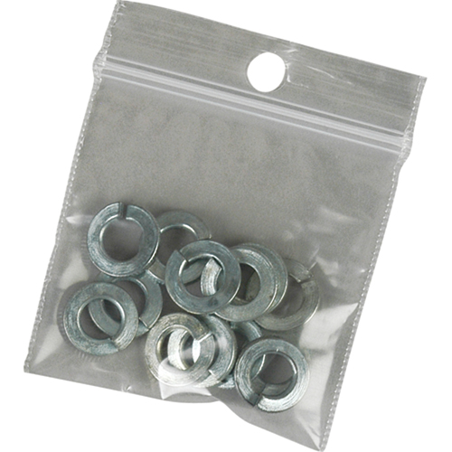 Poly Bags, Reclosable, 10" x 8", 4 mils Nuna Depot Inc.