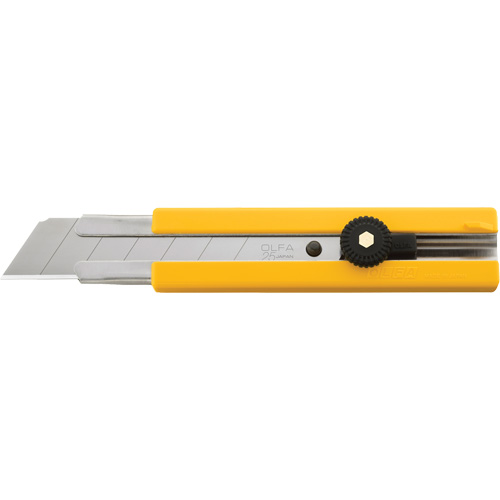 Knife, 25 mm, Carbon Steel, Heavy-Duty, Plastic Handle Nuna Depot Inc.