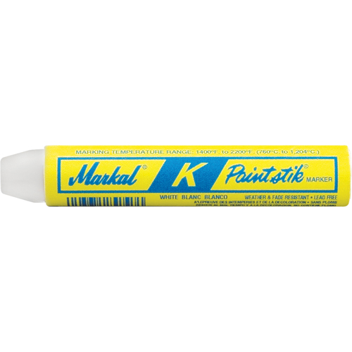 M Paintstik&reg; Paint Marker for Heat Treating, Solid Stick, White Nuna Depot Inc.