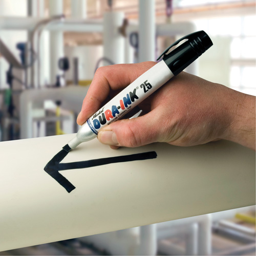 Dura-Ink&reg; Markers - #25 Felt-Tip, Chisel, Red Nuna Depot Inc.