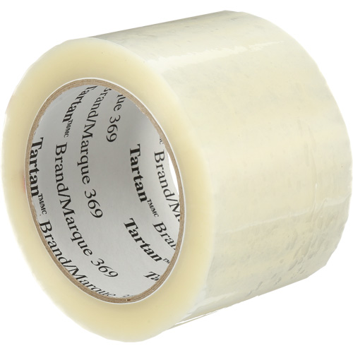 Tartan Box Sealing Tape, Hot Melt Adhesive, 1.6 mils, 72 mm (3") x 100 m (330') Nuna Depot Inc.