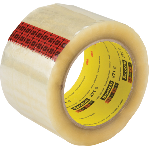 Scotch&reg; Box Sealing Tape 371, Hot Melt Adhesive, 1.9 mils, 36 mm (1-1/2") x 914 m (2998') Nuna Depot Inc.