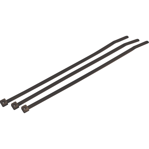 Attaches de c&acirc;bles, Longueur 7-1/2", R&eacute;sistance &agrave; la traction 50 lb, Noir Nuna Depot Inc.
