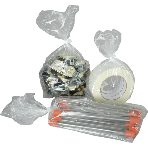 Poly Bags, Open Top, 18" x 7", 1 mils Nuna Depot Inc.