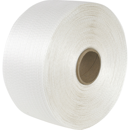 Feuillard en cordon tiss&eacute;, Cordon en polyester, 1/2" la x 3900' lo, Calibre Manuel Nuna Depot Inc.
