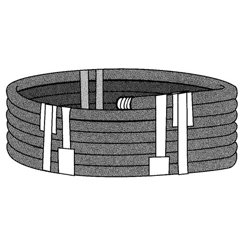 Ruban extensible, &eacute;paisseur 6 mils, 38,1 mm (1-1/2") x 55 m (180')  Nuna Depot Inc.