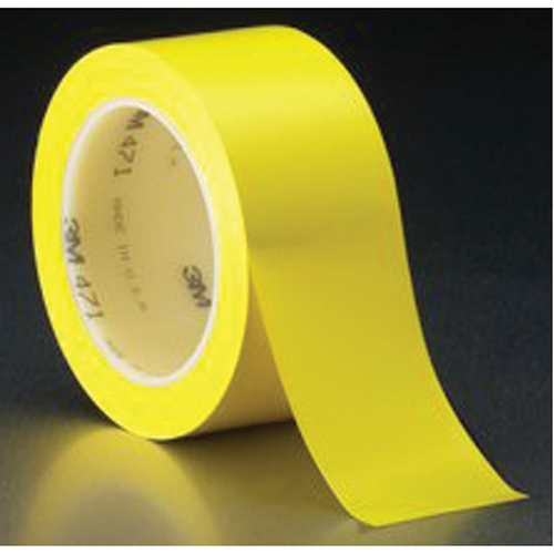 Ruban en vinyle 471, 50,8 mm (2") la x 32,9 m (108') lo, 5,3 mils, Jaune Nuna Depot Inc.