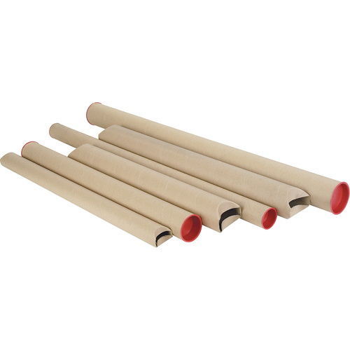 Snap-Seal Mailing Tubes, Round, 3" W x 18" L Nuna Depot Inc.