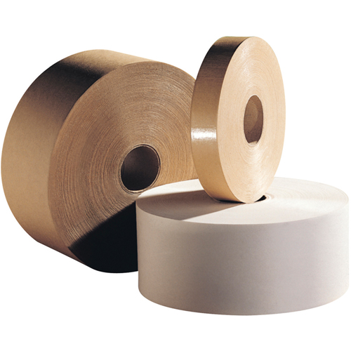 Gummed Tape - Standard Tapes, 75 mm (2-95/100") x 183 m (600'), Kraft Nuna Depot Inc.