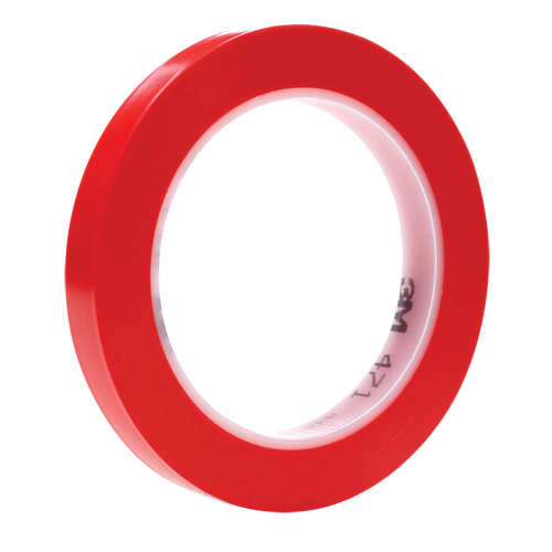 Ruban en vinyle 471, 12 mm (1/2") la x 32,9 m (108') lo, 5,3 mils, Rouge Nuna Depot Inc.