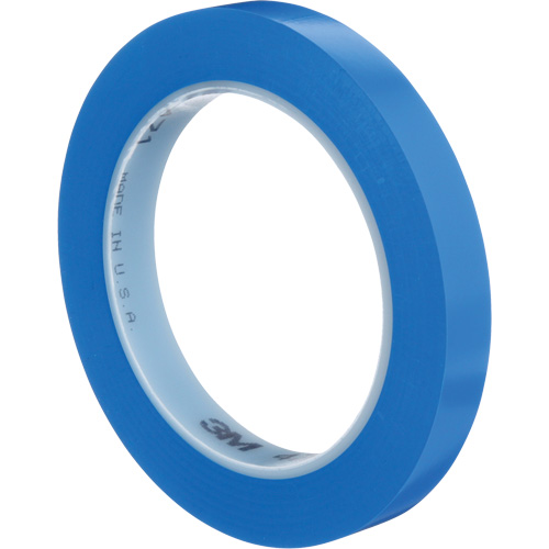 471 Vinyl Tape, 12 mm (1/2") W x 32.9 m (108') L, 5.3 mils, Blue Nuna Depot Inc.