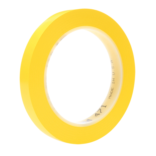 Ruban en vinyle 471, 38 mm (1-1/2") la x 32,9 m (108') lo, 5,3 mils, Jaune Nuna Depot Inc.