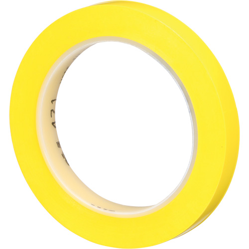 Ruban en vinyle 471, 12 mm (1/2") la x 32,9 m (108') lo, 5,3 mils, Jaune Nuna Depot Inc.