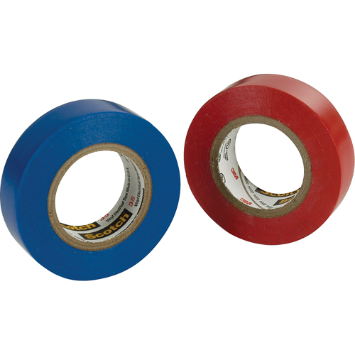 Rubans en vinyle pour codage en couleurs 35 Scotch, 12,7 mm (1/2") x 20,1 m (66'), Bleu, 7 mils Nuna Depot Inc.