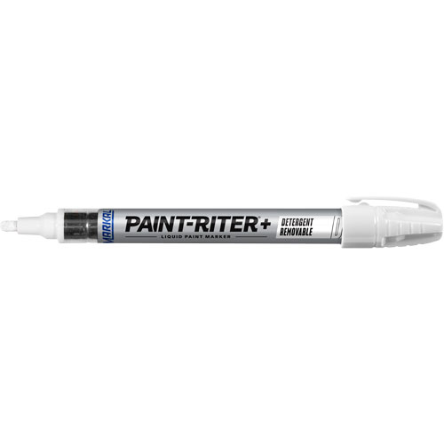 Paint-Riter&reg;+ Detergent Removable Paint Marker, Liquid, White Nuna Depot Inc.