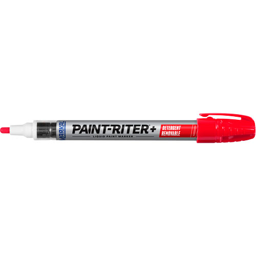 Marqueur &agrave; peinture nettoyable au d&eacute;tergent Paint-Riter+, Liquide, Rouge Nuna Depot Inc.