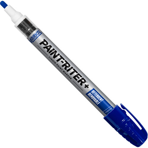 Paint-Riter&reg;+ Detergent Removable Paint Marker, Liquid, Blue Nuna Depot Inc.