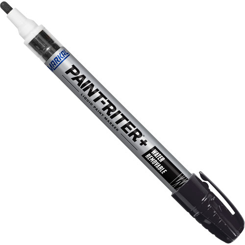 Marqueur &agrave; la peinture nettoyable &agrave; l'eau Paint-Riter+, Liquide, Noir Nuna Depot Inc.