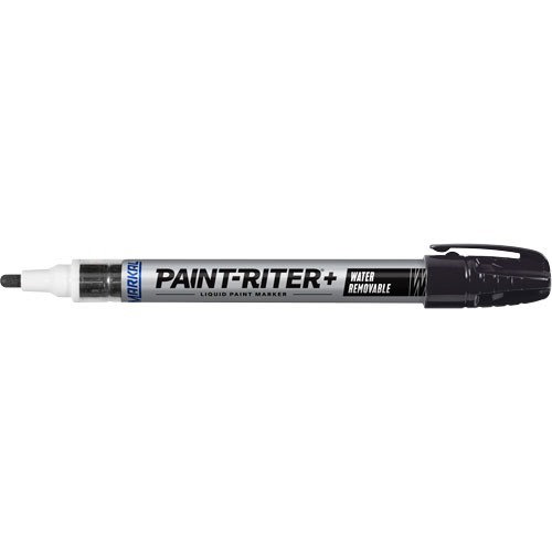Marqueur &agrave; la peinture nettoyable &agrave; l'eau Paint-Riter+, Liquide, Noir Nuna Depot Inc.