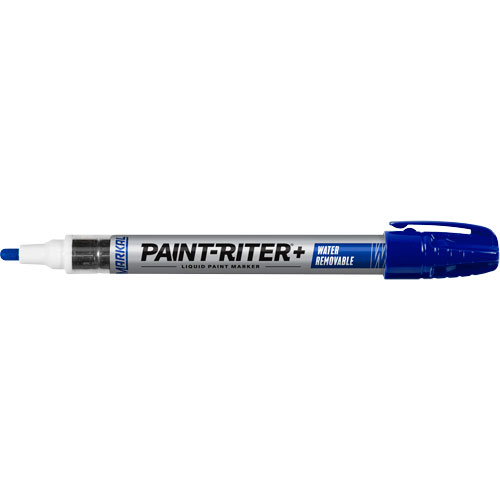 Marqueur &agrave; la peinture nettoyable &agrave; l'eau Paint-Riter+, Liquide, Bleu Nuna Depot Inc.