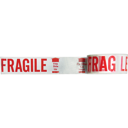 Bilingual Printed Tape – Fragile This Side Up , Red on White Nuna Depot Inc.