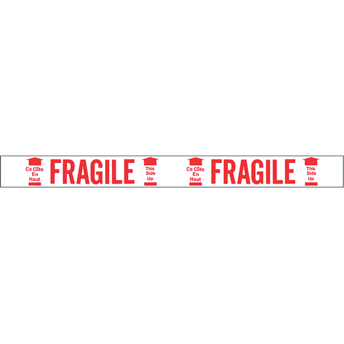 Bilingual Printed Tape – Fragile This Side Up , Red on White Nuna Depot Inc.