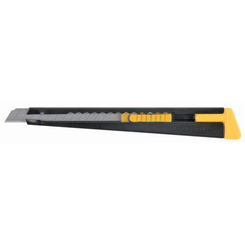 Standard-Duty Knife ATK600, 9 mm, Carbon Steel, Plastic Handle Nuna Depot Inc.
