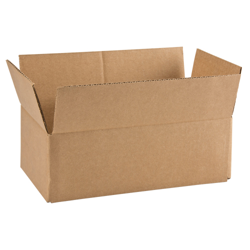 Boîte en carton ondul&eacute;, 12" lo x 6" la x 4" h, ondulations C Nuna Depot Inc.