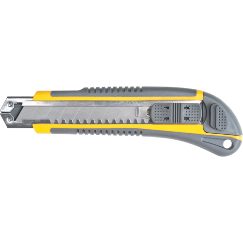 Couteau ATK100, 18 mm, Acier au carbone, Prise en Caoutchouc Nuna Depot Inc.
