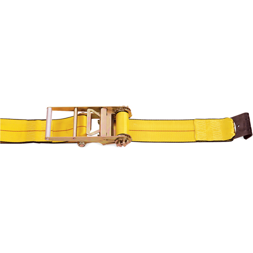 Ratchet Straps, Flat Hook, 4" W x 30' L, 5400 lbs. (2450 kg) Working Load Limit Nuna Depot Inc.