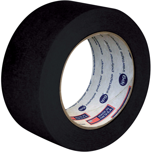 Utility Grade Coloured Masking Tape, 24 mm (1") x 55 m (180'), Black Nuna Depot Inc.
