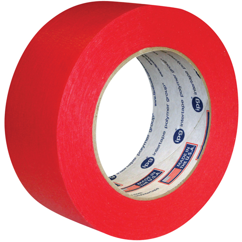 Utility Grade Coloured Masking Tape, 24 mm (1") x 55 m (180'), Red Nuna Depot Inc.
