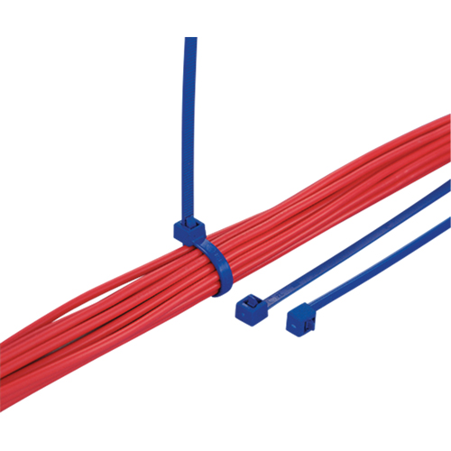 Metal Detectable Cable Ties, 7-9/10" L, 50 lbs. Tensile Strength Nuna Depot Inc.