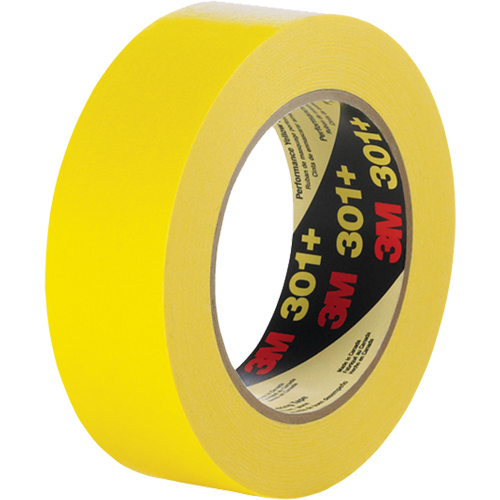 301+ Performance Masking Tape, 12 mm (1/2") x 54.8 m (180'), Yellow Nuna Depot Inc.