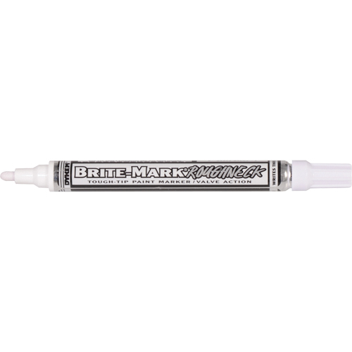 Marqueur RoughNeck Brite-Mark, Liquide, Blanc Nuna Depot Inc.