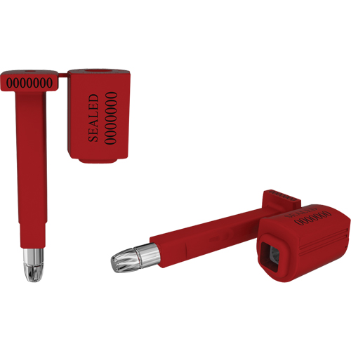 High Security Locktainer Security Seals, 3-1/4", Metal, Bolt Seal Nuna Depot Inc.