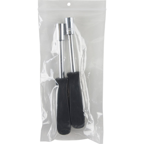 Sacs en poly, Refermable, 8" x 4", 2 mils Nuna Depot Inc.