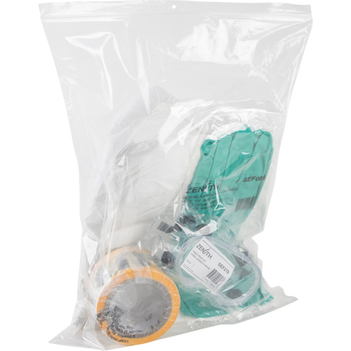 Poly Bags, Reclosable, 15" x 12", 4 mils Nuna Depot Inc.