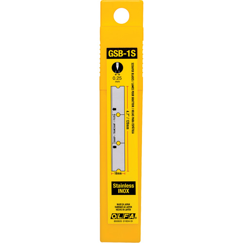 Glass Scraper Replacement Blades, Single Style Nuna Depot Inc.