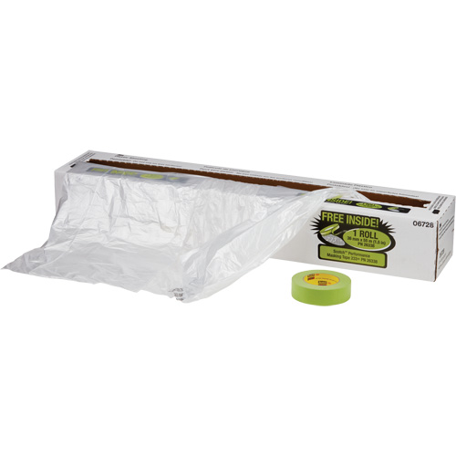 Overspray Protective Sheeting & Tape Kit, 400' L x 16' W, Plastic Nuna Depot Inc.