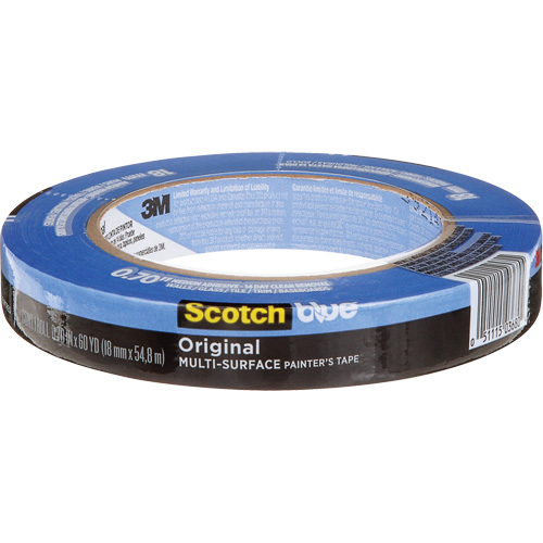 ScotchBlue Original Multi-Surface Painter's Tape 2090, 18 mm (3/4") x 54.8 m (180'), Blue Nuna Depot Inc.