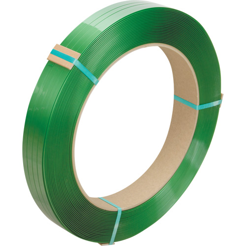 Feuillard, Polyester, 1/2" la x 3380' lo, Vert, Calibre Manuel Nuna Depot Inc.