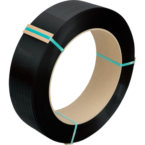 Strapping, Polyester, 1/2" W x 5800' L, Black, Manual Grade Nuna Depot Inc.