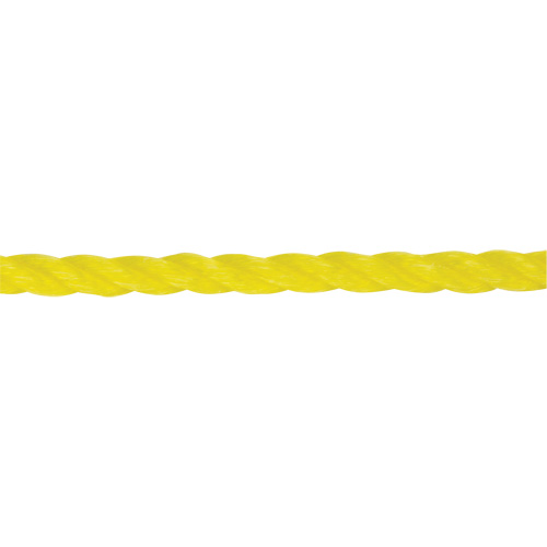 Corde jaune tress&eacute;e 1/4", Polypropyl&egrave;ne, 1300' Nuna Depot Inc.