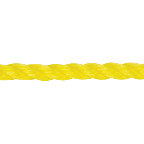 Corde jaune tress&eacute;e 3/8", Polypropyl&egrave;ne, 630' Nuna Depot Inc.