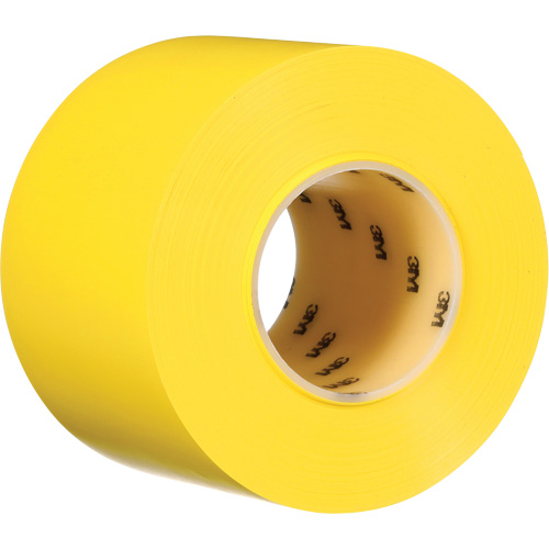 Durable Floor Marking Tape 971, 4" x 108', Vinyl, Yellow Nuna Depot Inc.