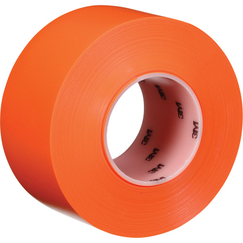 Ruban de marquage de planchers durable 971, 3" x 108', Vinyle, Orange Nuna Depot Inc.