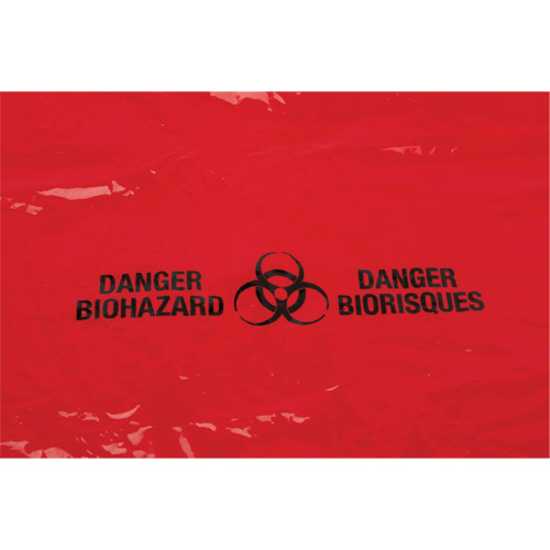 Waste Bags, Bio-Hazard, 38" L x 30" W, 2 mils Nuna Depot Inc.