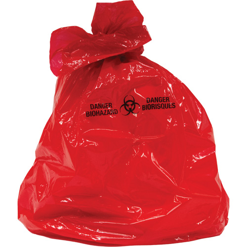 Waste Bags, Bio-Hazard, 50" L x 37" W, 2 mils Nuna Depot Inc.